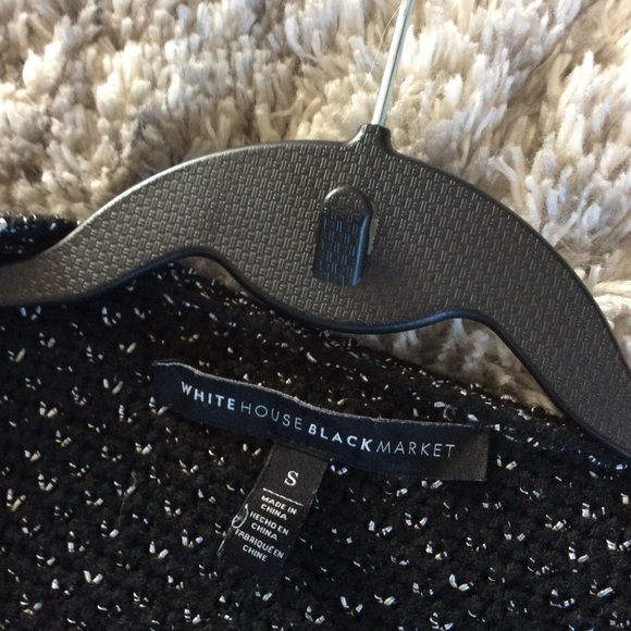 🔥SALE🔥 WHBM Tweed Raw Edge Sweater Jacket - Picture 11 of 11